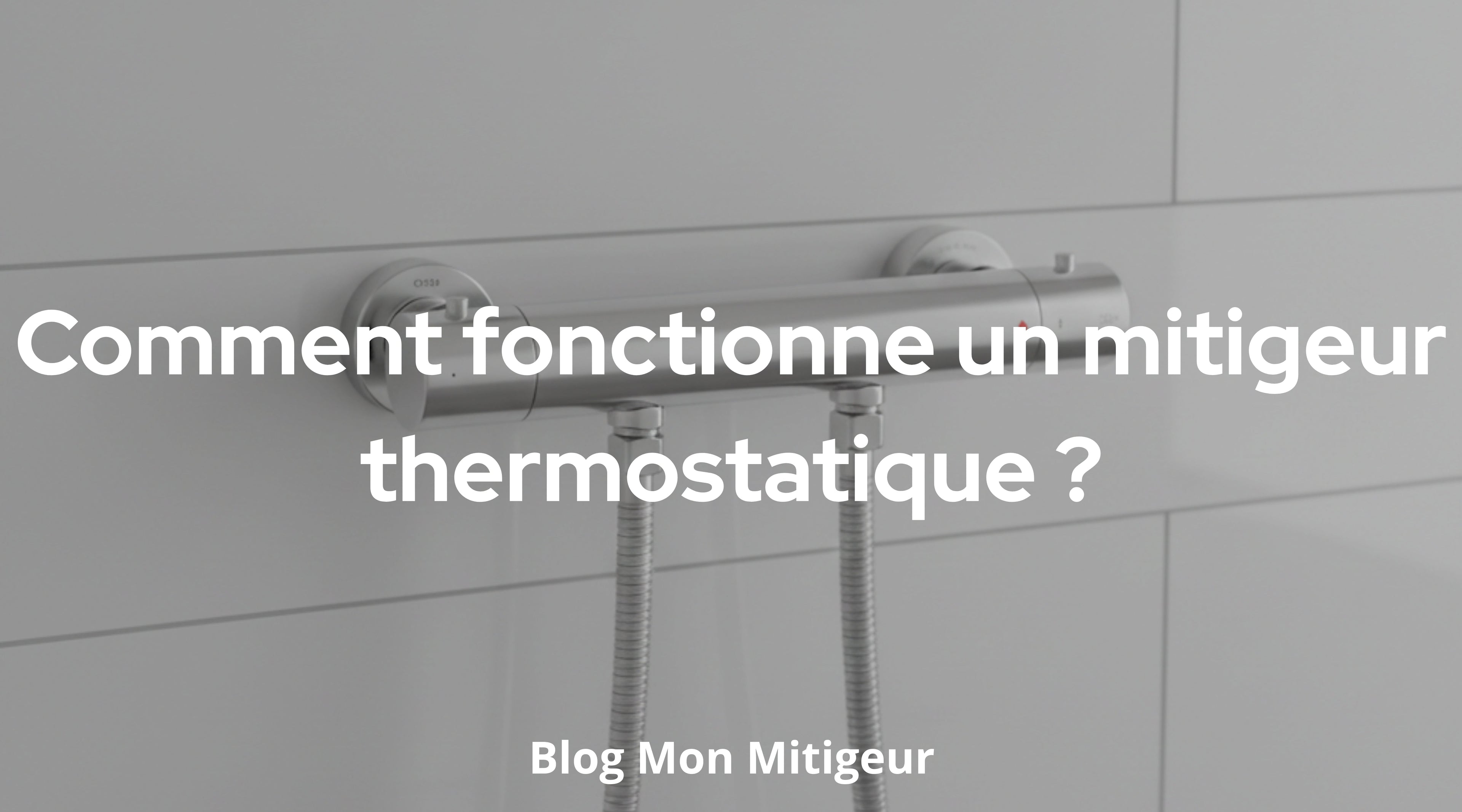 Comment fonctionne un mitigeur thermostatique ? Image