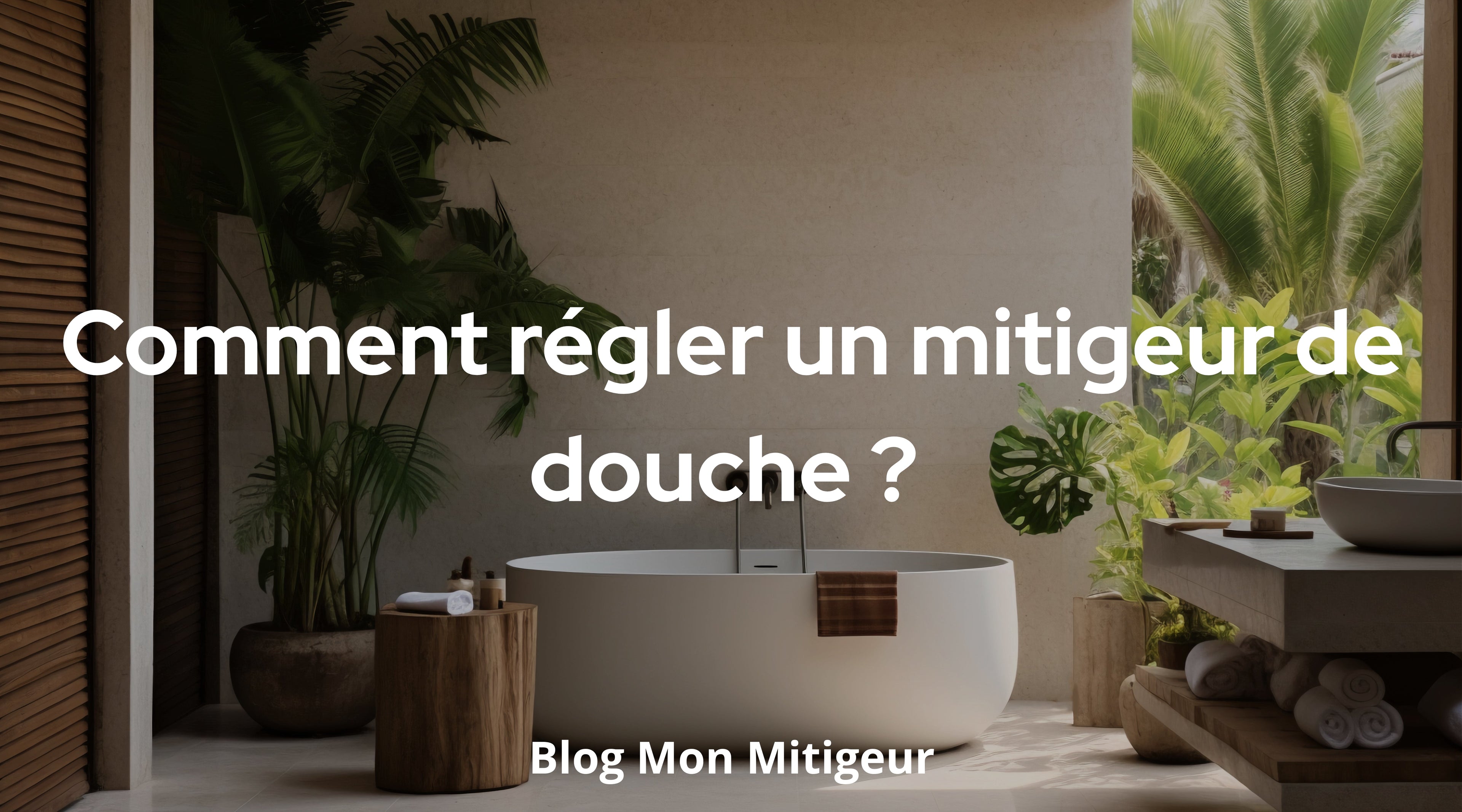 Comment régler un mitigeur de douche ? Image