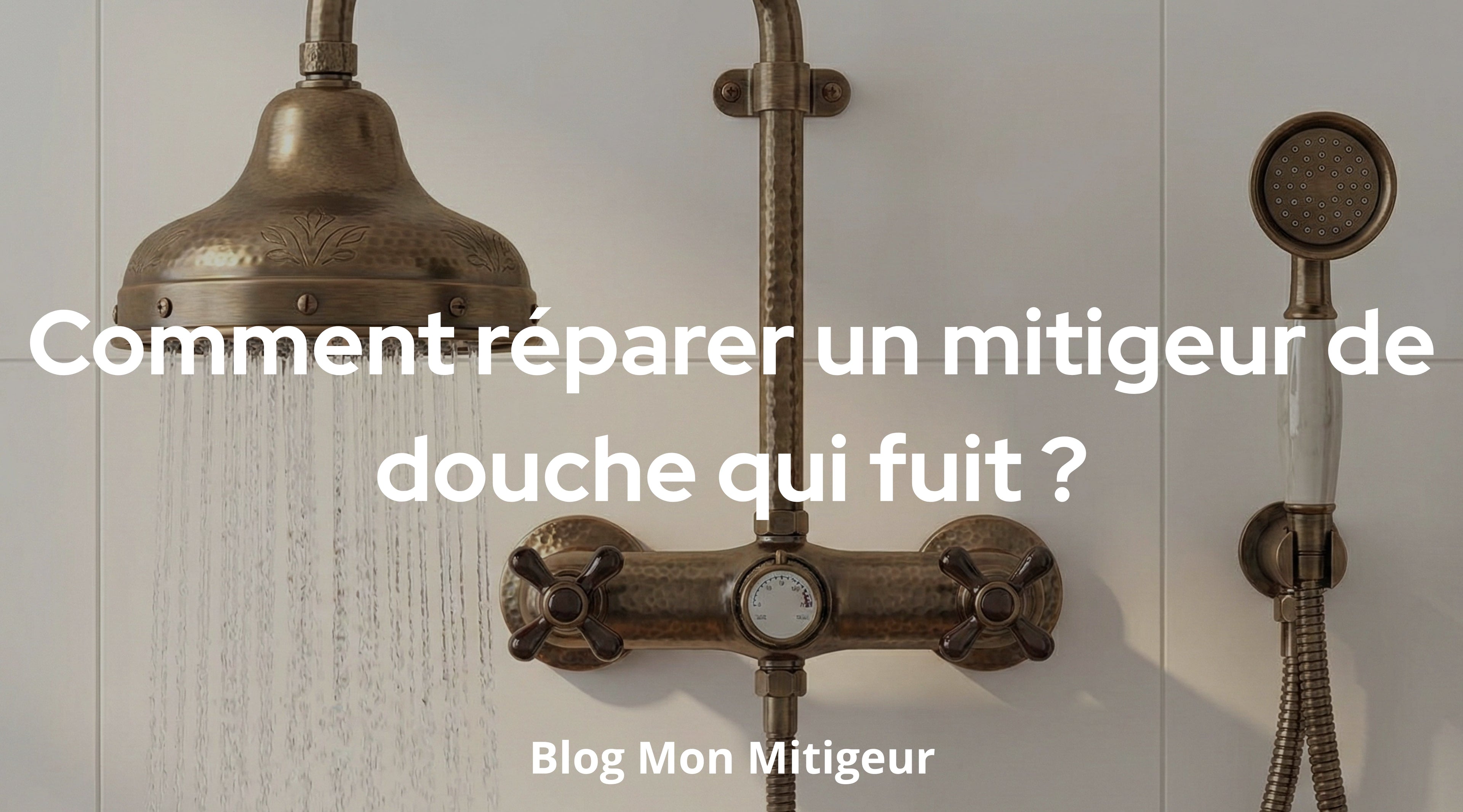 Comment réparer un mitigeur de douche qui fuit ? Image