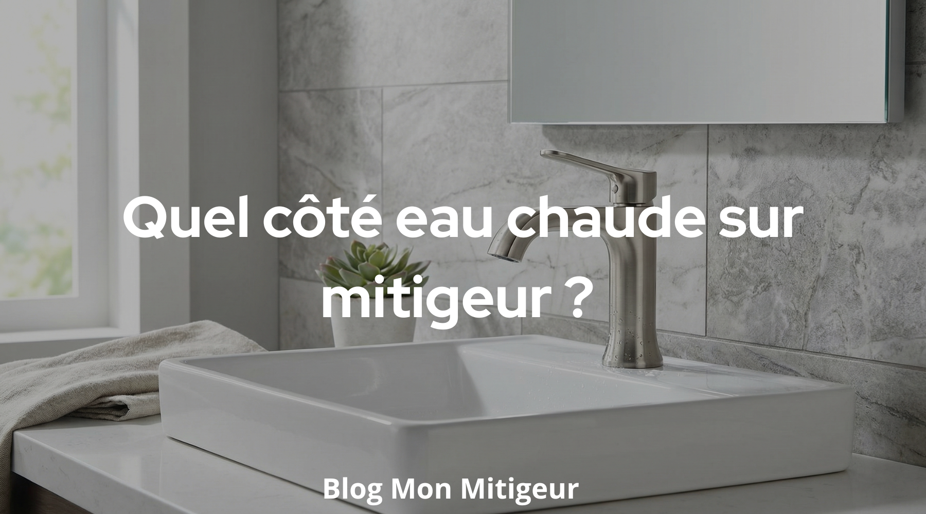 Quel côté eau chaude sur mitigeur ?