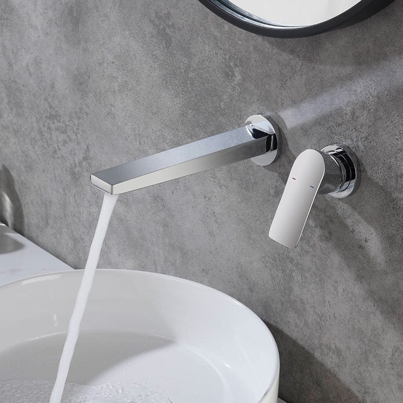 Mitigeur de lavabo encastré chromé