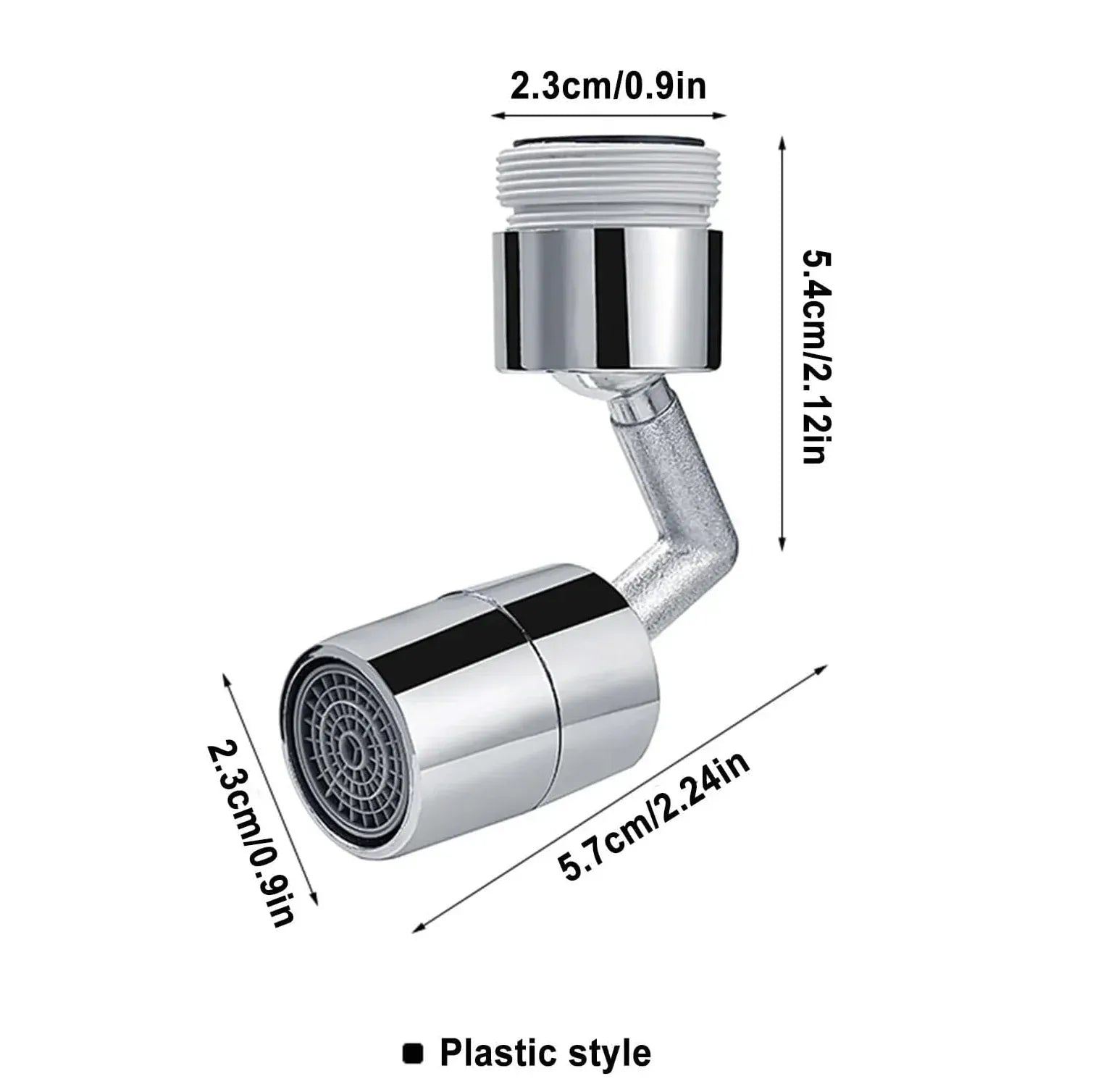Aérateur de robinet pivotant