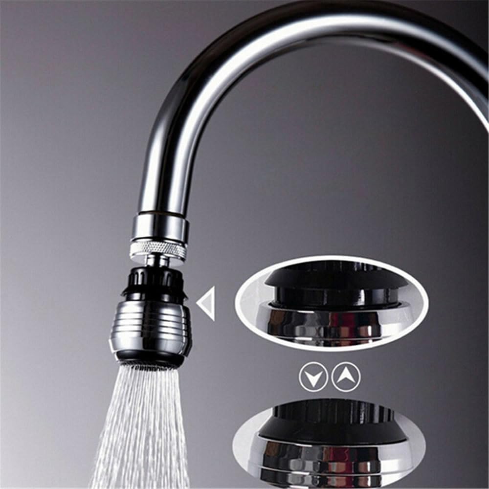 Aérateur de robinet pivotant 360
