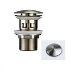 Bouchon d'évier en inox chromé