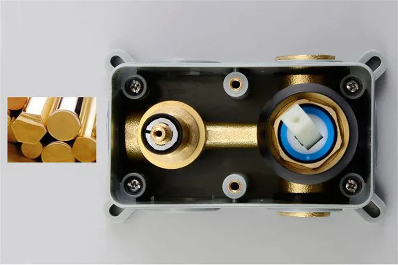 Ensemble de robinets encastrable pour baignoire noir mat