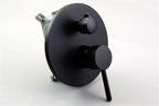 Ensemble de robinets encastrable pour baignoire noir mat