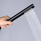 Ensemble de robinets encastrable pour baignoire noir mat