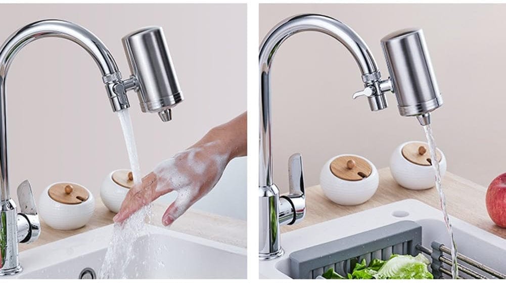 Filtre à eau sur robinet