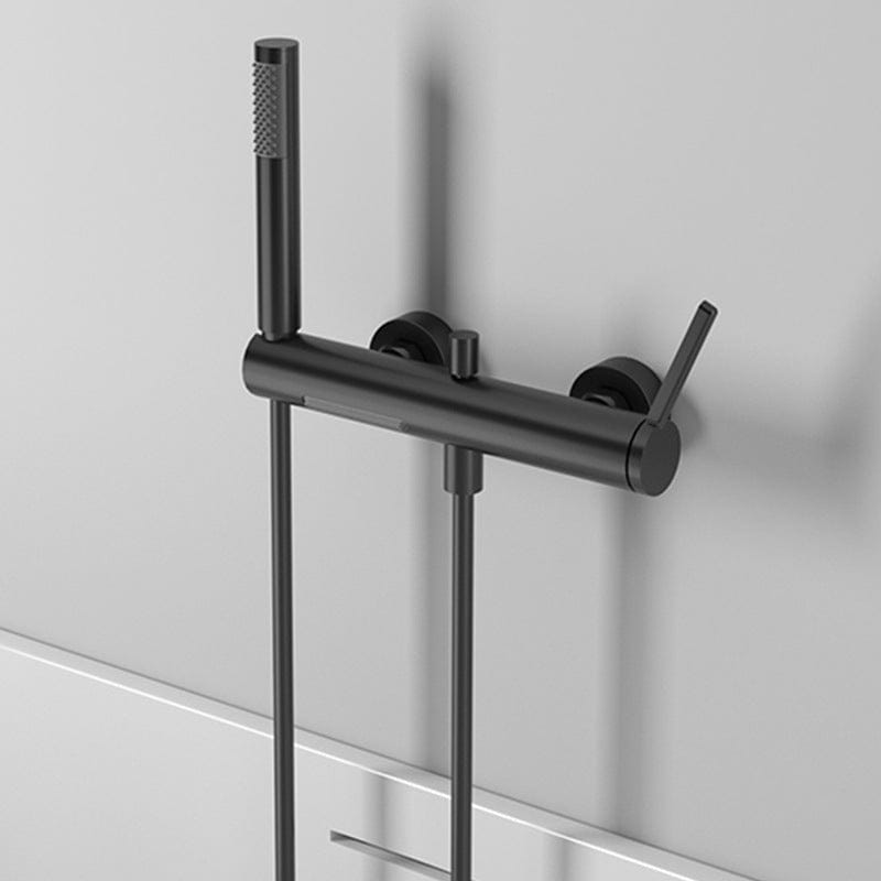 Mitigeur de baignoire cascade gris brossé