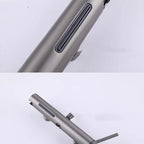 Mitigeur de baignoire cascade gris brossé