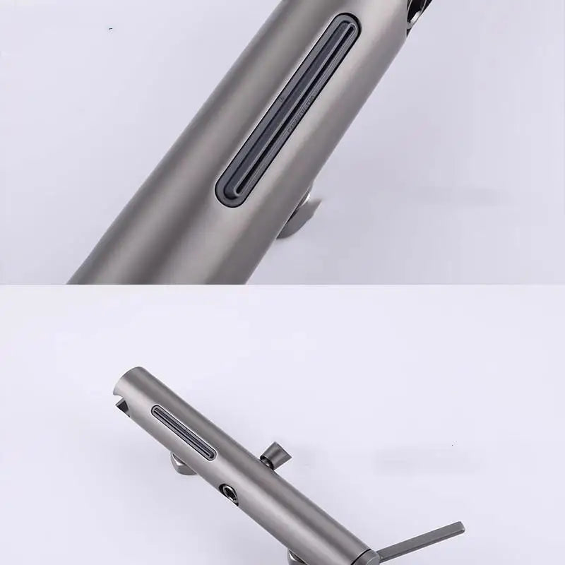 Mitigeur de baignoire cascade gris brossé