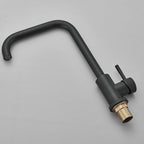 Mitigeur de cuisine brossé noir mat