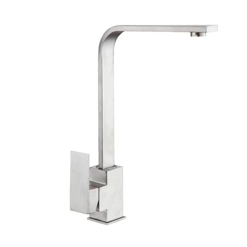 Mitigeur de cuisine design gris brossé