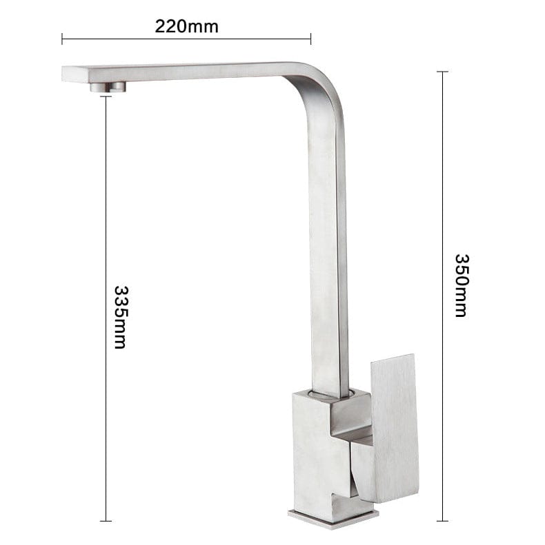 Mitigeur de cuisine design noir mat