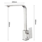 Mitigeur de cuisine design noir mat