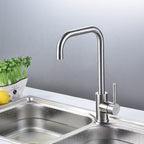 Mitigeur de cuisine gris brossé