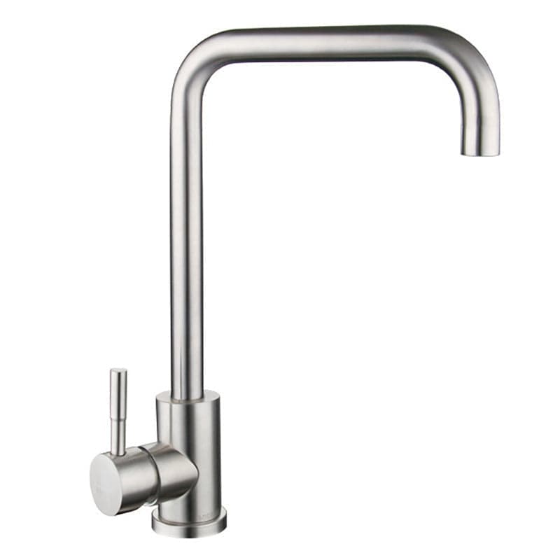 Mitigeur de cuisine gris brossé