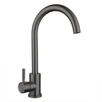 Mitigeur de cuisine moderne gris foncé brossé