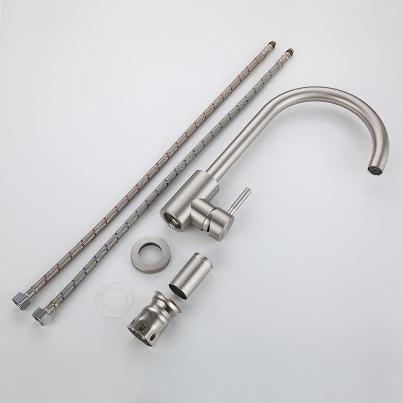 Mitigeur de cuisine moderne noir mat