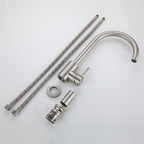 Mitigeur de cuisine moderne noir mat