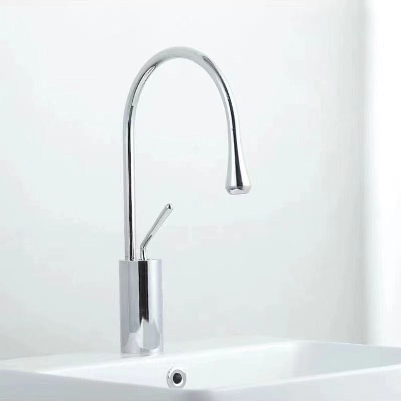 Mitigeur de lavabo avec douchette extractible chromé