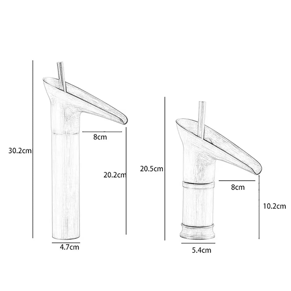 Mitigeur de lavabo cascade haut