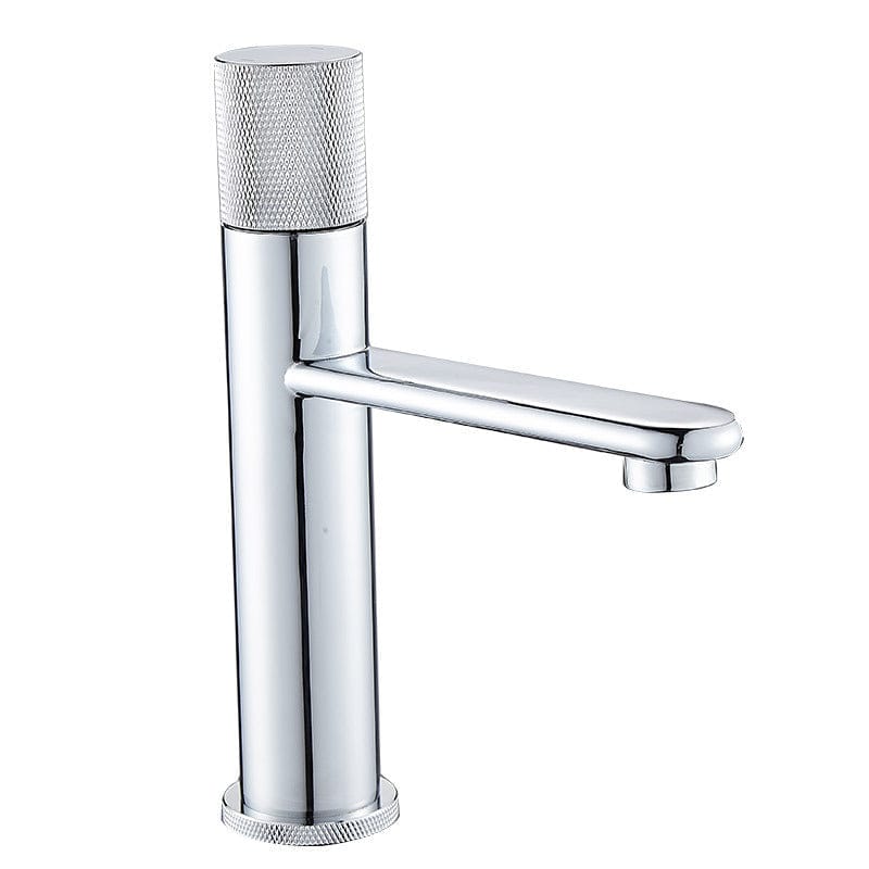 Mitigeur de lavabo en inox chromé