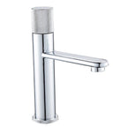 Mitigeur de lavabo en inox chromé