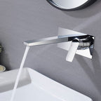 Mitigeur de lavabo encastré chromé