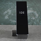 Mitigeur de lavabo led noir mat