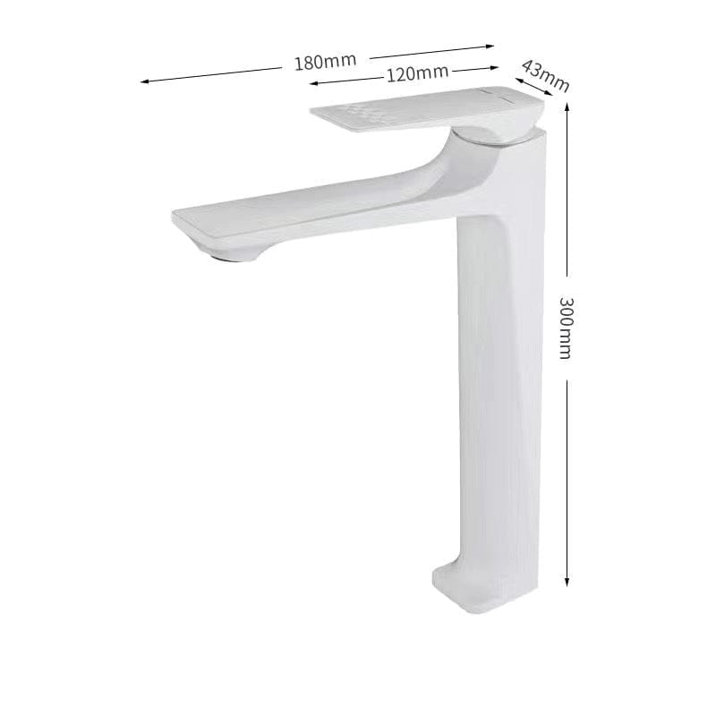 Mitigeur de salle de bain blanc