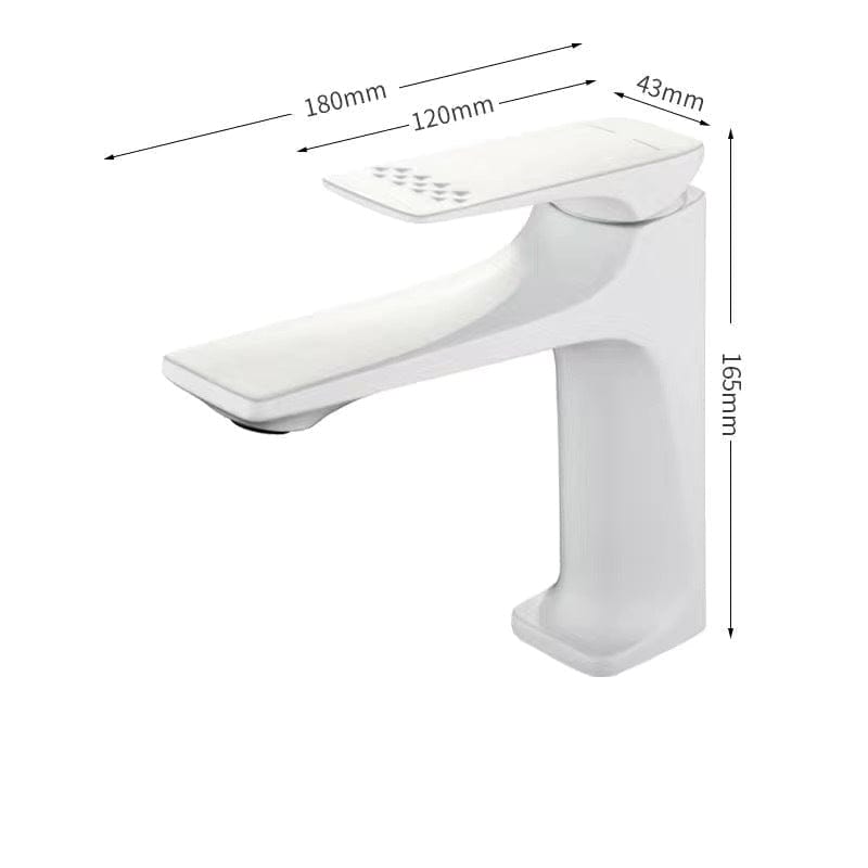Mitigeur de salle de bain blanc