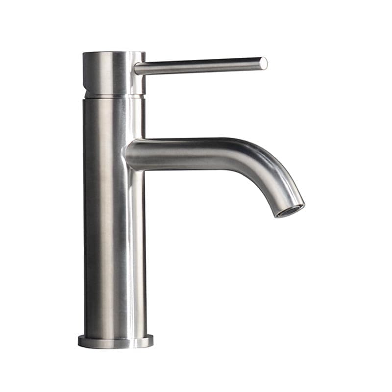 Mitigeur de salle de bain en inox chromé