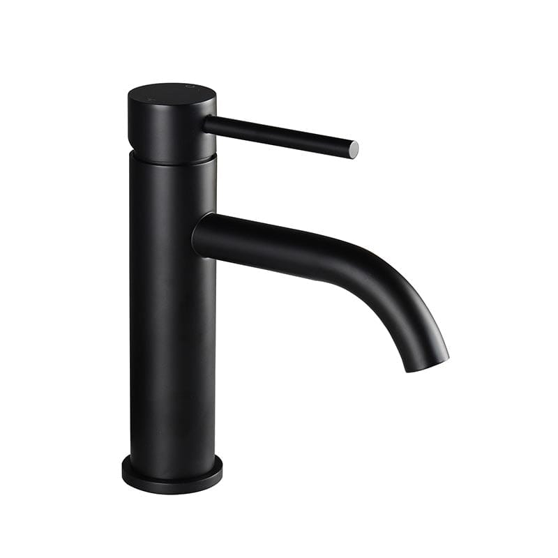 Mitigeur de salle de bain en inox noir mat