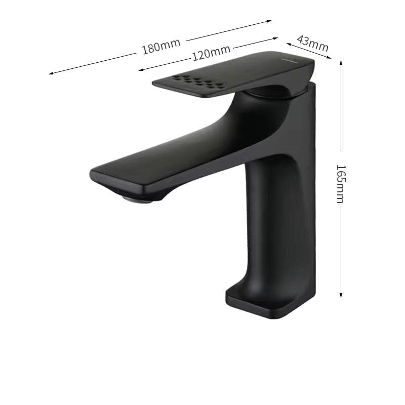 Mitigeur de salle de bain noir mat