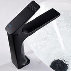 Mitigeur de salle de bain noir mat