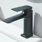 Mitigeur de salle de bain noir mat