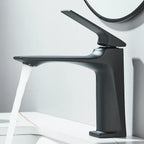 Mitigeur de salle de bain noir mat