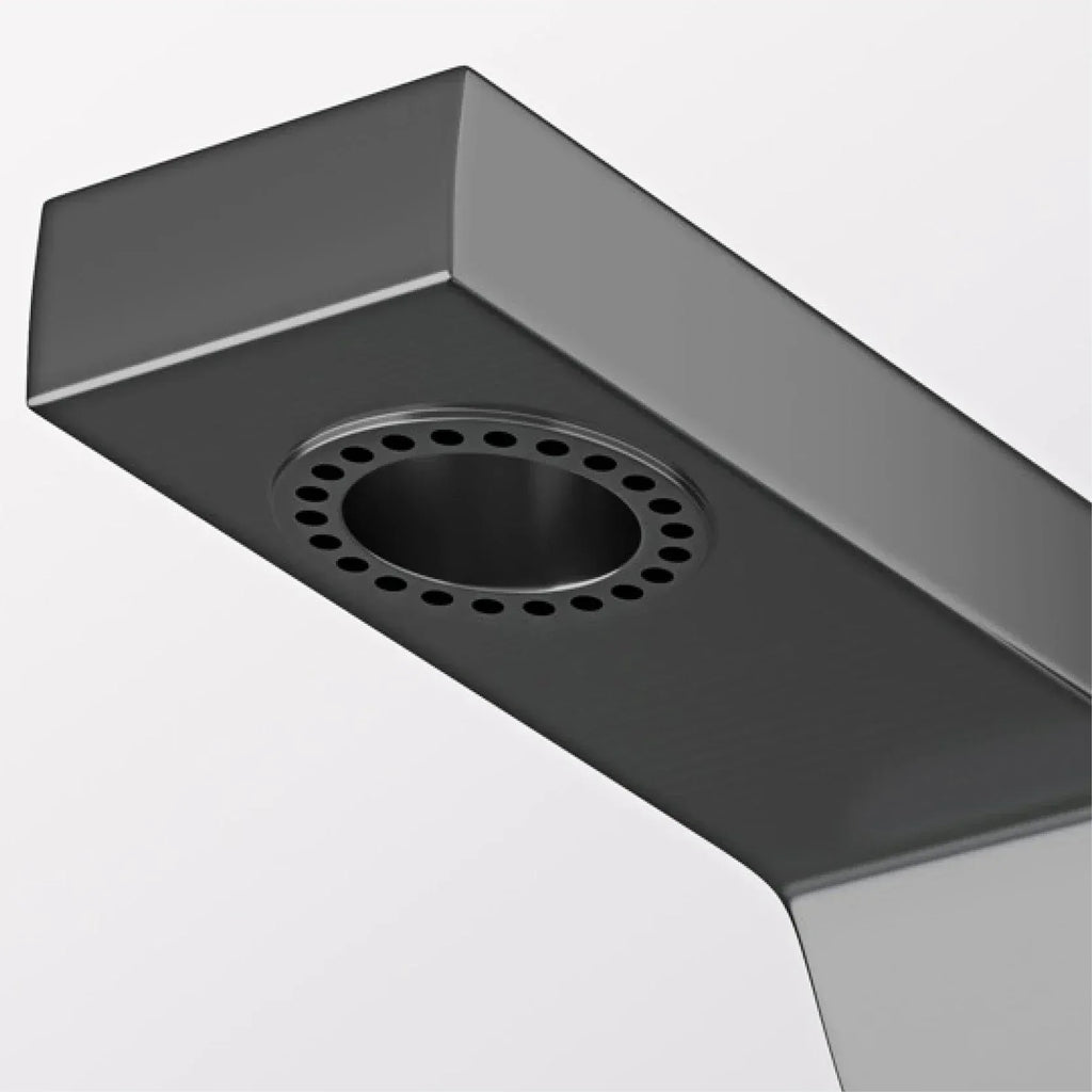 Mitigeur design pour lave main gris brossé