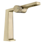 Mitigeur design pour lave main or brossé