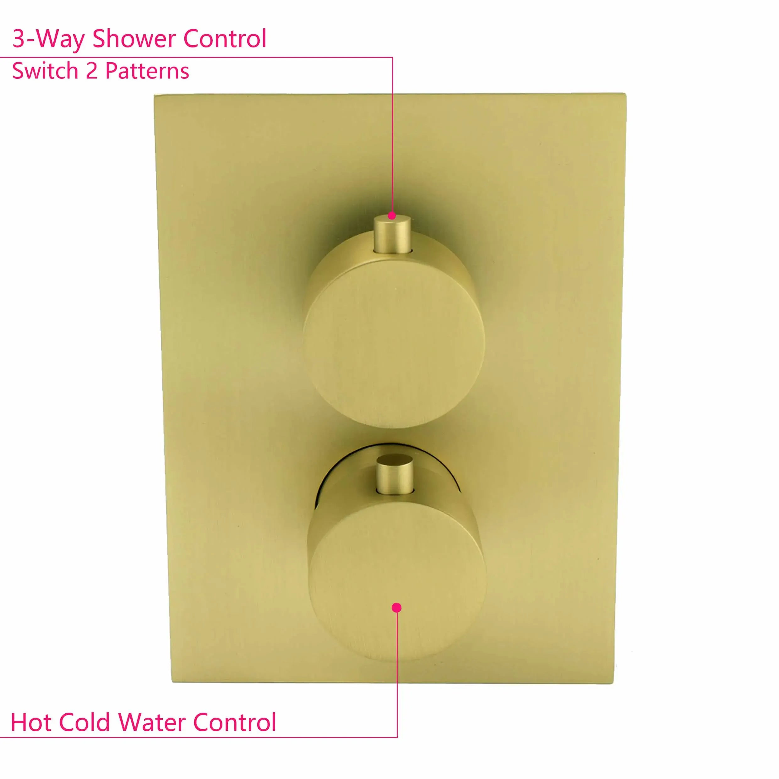 Mitigeur douche encastrable thermostatique