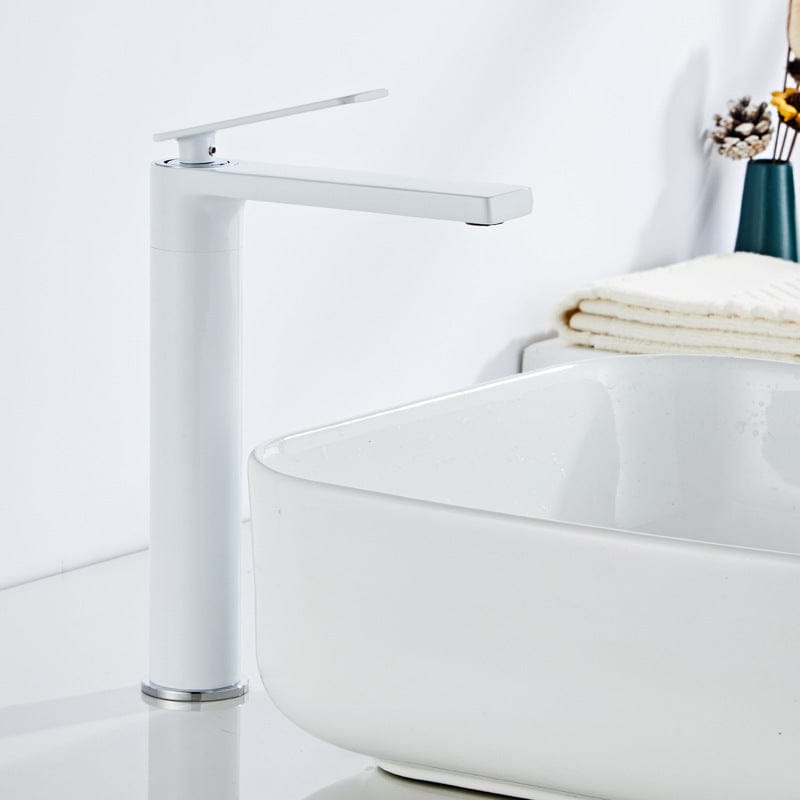 Mitigeur en laiton blanc