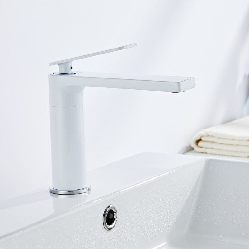 Mitigeur en laiton blanc