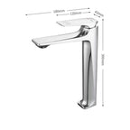 Mitigeur en laiton de salle de bain chromé