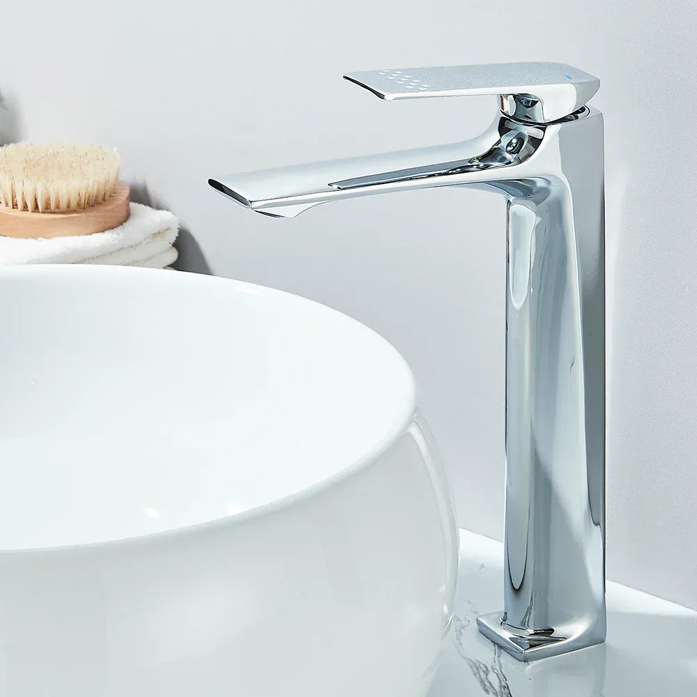 Mitigeur en laiton de salle de bain chromé