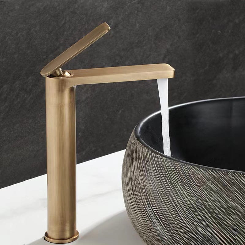 Mitigeur en laiton en or brossé