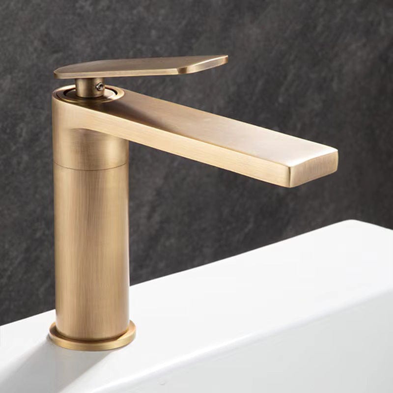 Mitigeur en laiton en or brossé