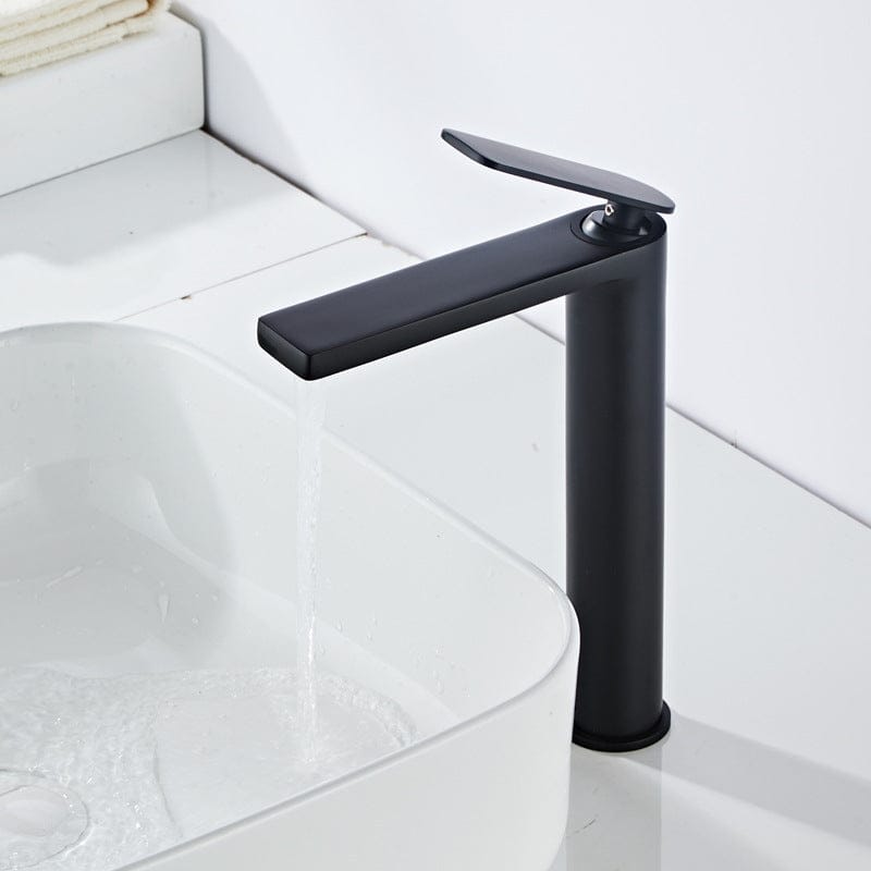 Mitigeur en laiton noir mat