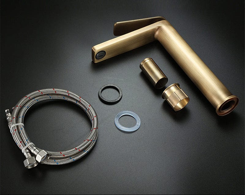 Mitigeur en laiton noir mat