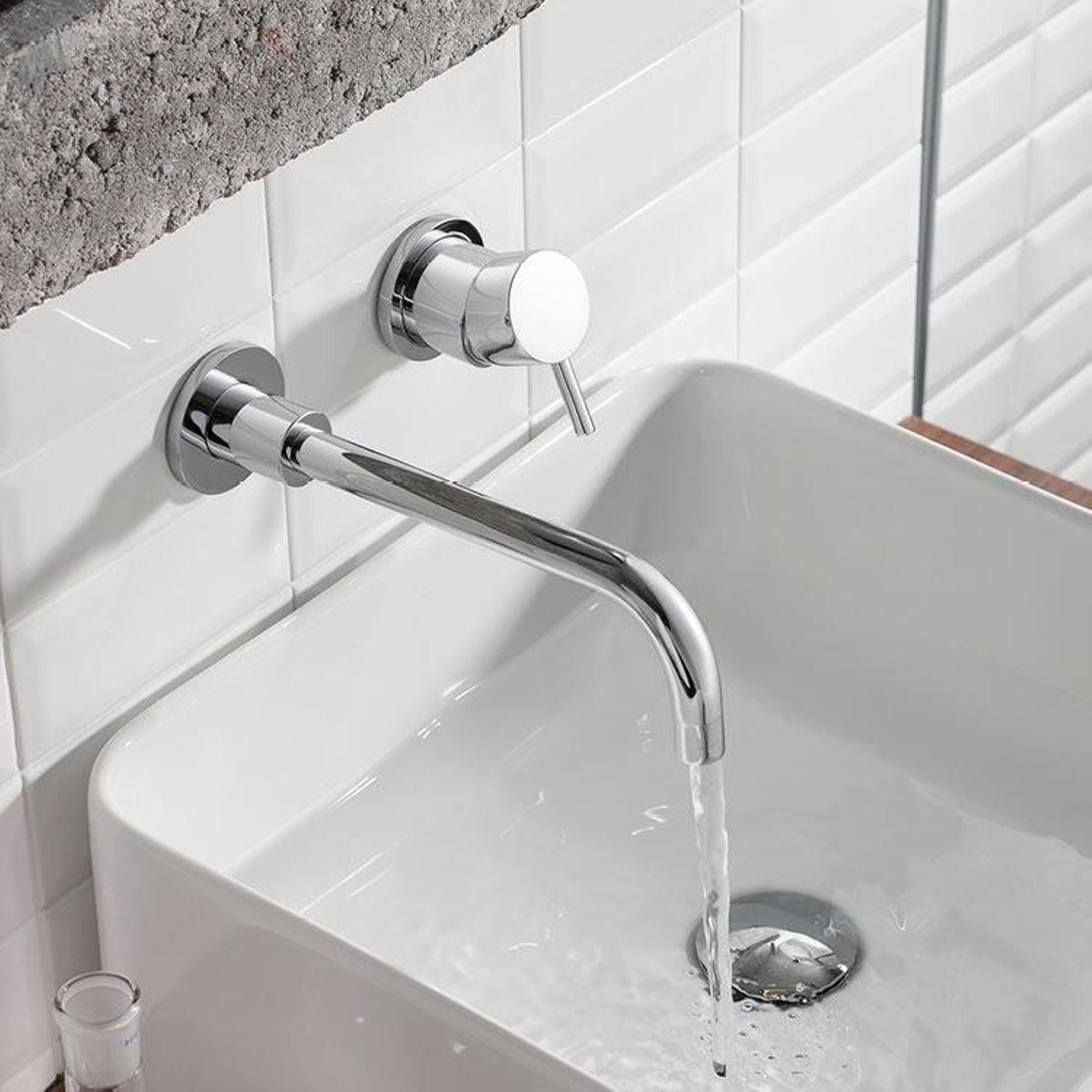 Mitigeur encastrable de lavabo chromé